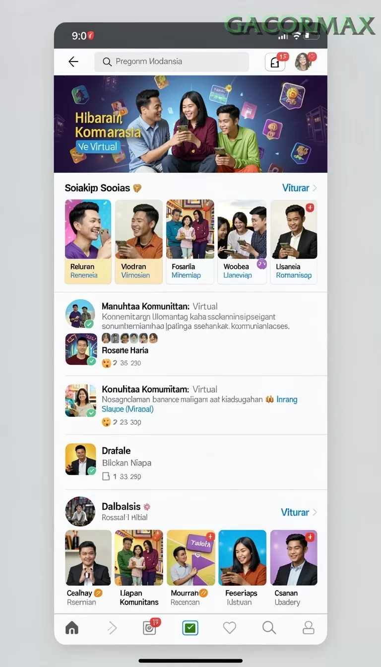Cuplikan layar AMAN33 — menu navigasi