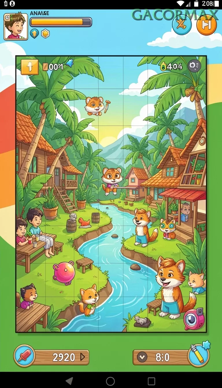 Cuplikan layar EVENTS — pengaturan akun