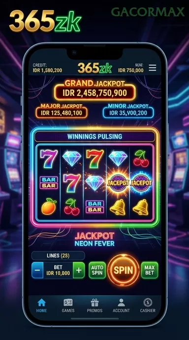 Cuplikan layar JEJUSLOT — menu navigasi