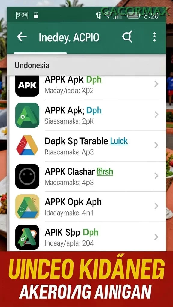 Cuplikan layar RK88 — aktivitas